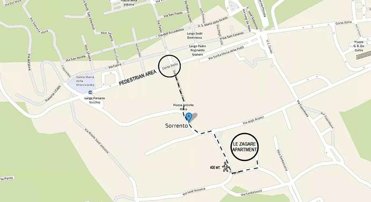 Appartamento Le Zagare ซอร์เรนโต ภายนอก รูปภาพ